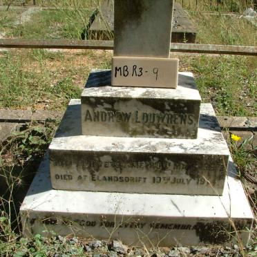 LOUWRENS Andrew -1914