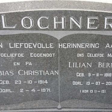 LOCHNER Tobias Christiaan 1914-1971 &amp; Lilian Berna 1918-2015