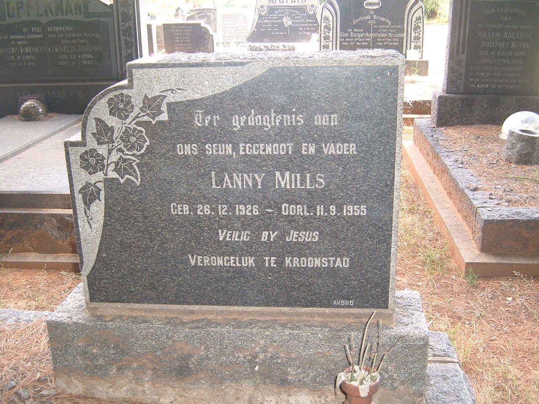 MILLS Lanny 1926-1955