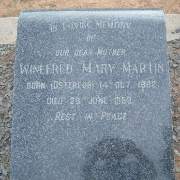 MARTIN Winifred Mary nee OSTERLOH 1882-1958