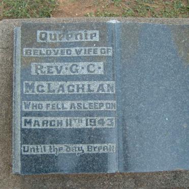 McLACHLAN Queenie -1943