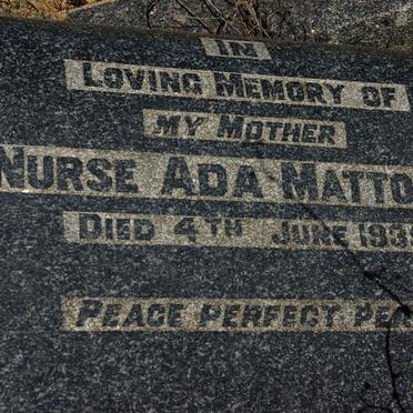 MATTOCKS Ada -1935