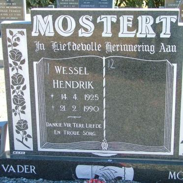 MOSTERT Wessel Hendrik 1925-1990
