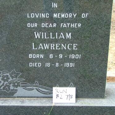 MÜLLER William Lawrence 1901-1991 &amp; Esther Andrina EVERT 1904-1971