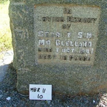 McCLELLAND George S.H. -1941