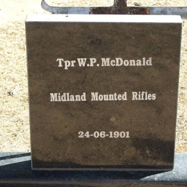 McDONALD W.P. -1901