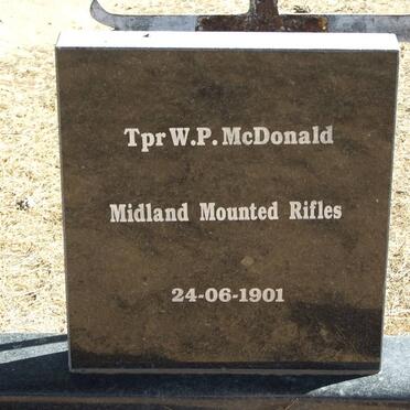 McDONALD W.P. -1901
