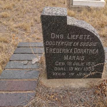 MARAIS Frederika Dorathea 1931-1939