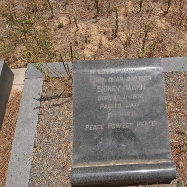 MANN Sidney 1900-1971