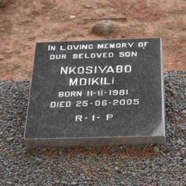 MDIKILI Nkosiyabo 1981-2005