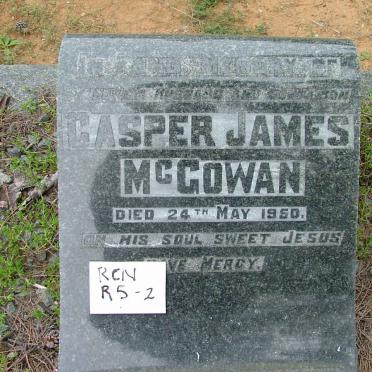 McGOWAN Casper James  -1950