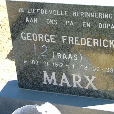 MARX George Frederick 1912-1995