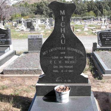 MICHAU R.E.M. nee MEYBURGH -1967