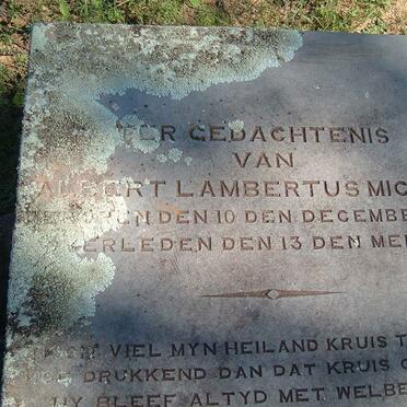 MICHAU Albert Lambertus 1848-1877