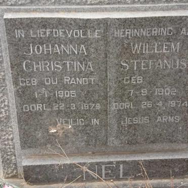 NEL Willem Stefanus 1902-1974 &amp; Johanna Christina DU RANDT 1905-1979
