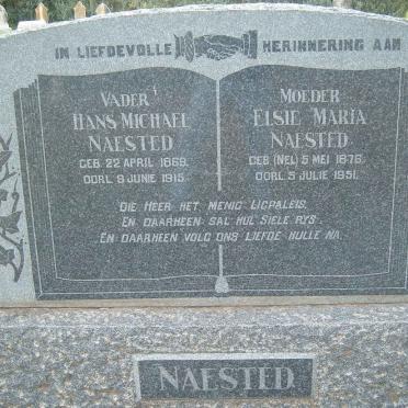 NAESTED Hans Michael 1869-1915 &amp; Elsie Maria NEL 1876-1951