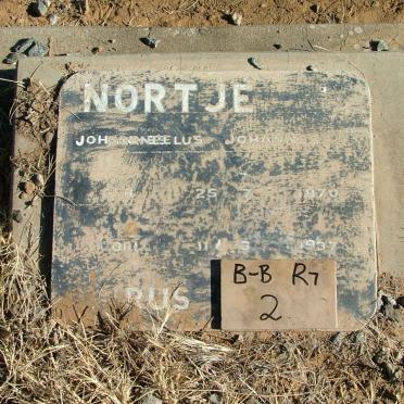 NORTJE J. Corneelus Johannes 1870-1937