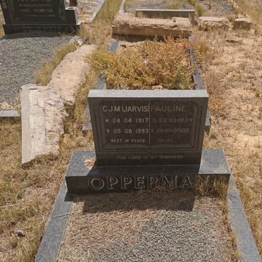 OPPERMAN C.J.M. 1917-1993 &amp; Pauline 1924-2006