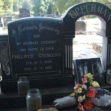 OPPERMAN Phillipus Cornelius 1920-1992 &amp; Elizabeth Johanna LATEGAN 1924-