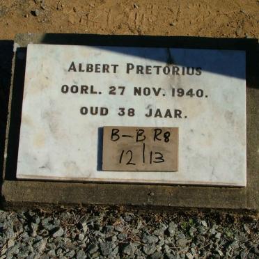 PRETORIUS Albert -1940