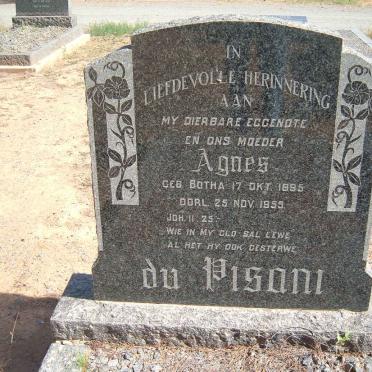 PISANI Agnes, du nee BOTHA 1895-1955