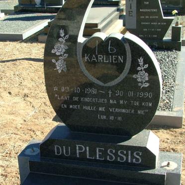 PLESSIS Karlien, du 1981-1990
