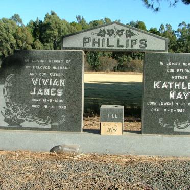 PHILLIPS Vivian James 1899-1978 &amp; Kathleen May OWEN 1913-1987
