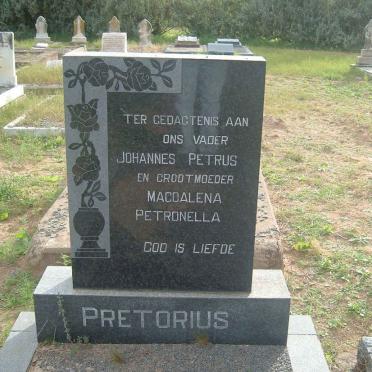 PRETORIUS Johannes Petrus :: PRETORIUS Magdalena Petronella