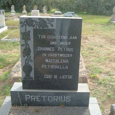 PRETORIUS Johannes Petrus :: PRETORIUS Magdalena Petronella