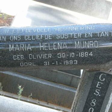 PRESSLY Andrew Jacobus 1886-1974 &amp; Maria Helena Munro OLIVIER 1894-1993_1