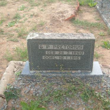 PRETORIUS G.P. 1860-1915