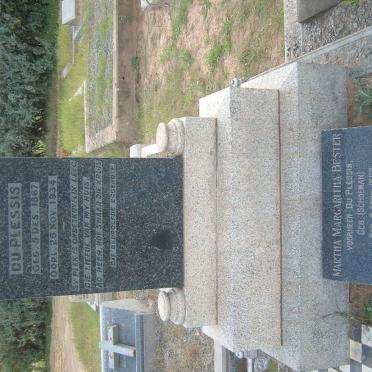 PLESSIS Hendrik Petrus, du 1867-1934 &amp; BESTER Martha Margaritha voorheen DU PLESSIS nee SCHOEMAN 1869-1959