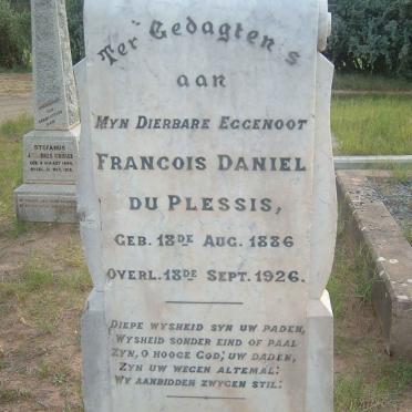 PLESSIS Francois Daniel, du 1886-1926