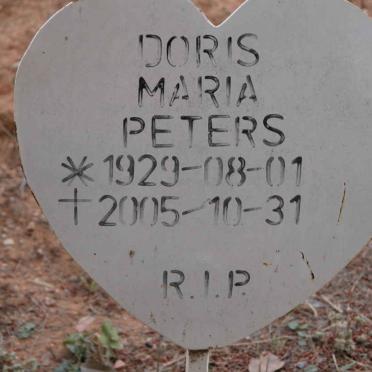 PETERS Doris Maria 1929-2005