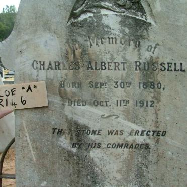 RUSSELL Charles Albert 1880-1912