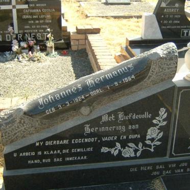 ROUX Johannes Hermanus 1924-1984