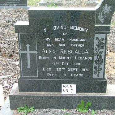 RESGALLA Alex 1891-1971
