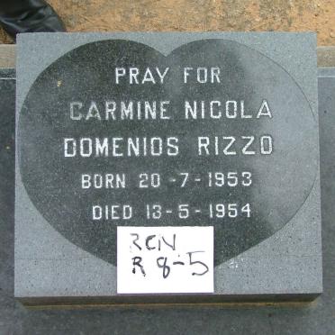 RIZZO Carmine Nicola Domenios 1953-1954
