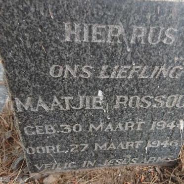 ROSSOUW Maatjie 1944-1946