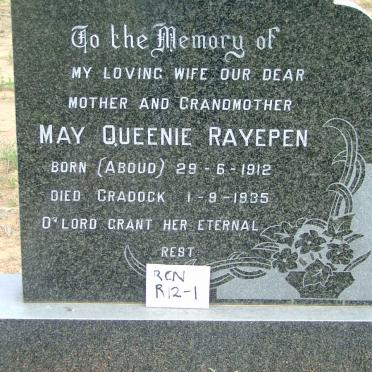 RAYEPEN May Queenie nee ABOUD 1912-1935