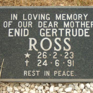 ROSS Enid Gertrude 1923-1991