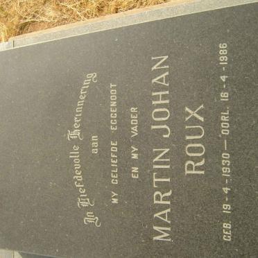 ROUX Martin Johan 1930-1986