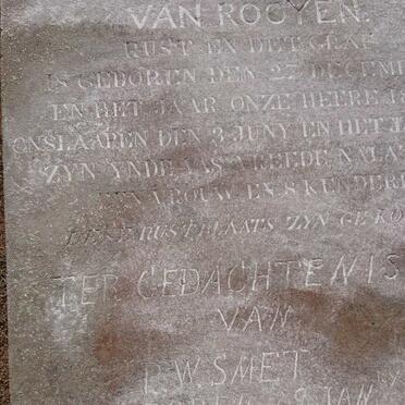 ROOYEN Johannes Marthinus, van 1826-1862 :: SMET P.W. 1851-1892
