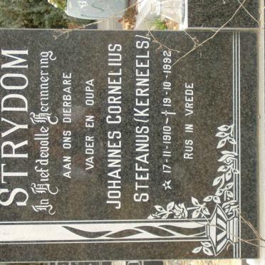 STRYDOM Johannes Cornelius Stefanus 1910-1992