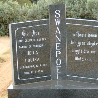 SWANEPOEL Heila Louisa nee BENADIE 1916-1989