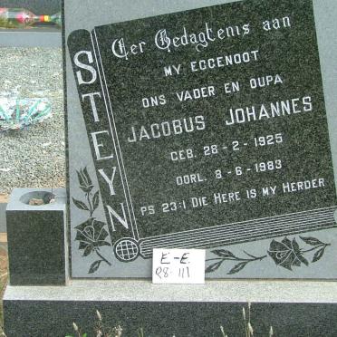 STEYN Jacobus Johannes 1925-1983
