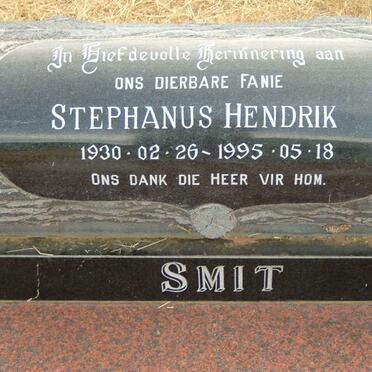 SMIT Stephanus Hendrik 1930-1995