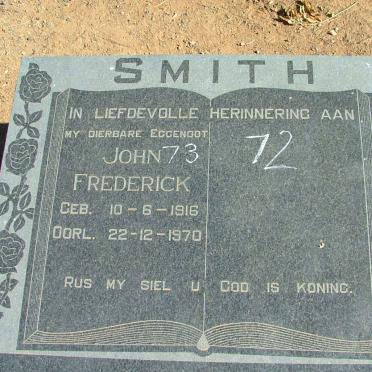 SMITH John Frederick 1916-1970
