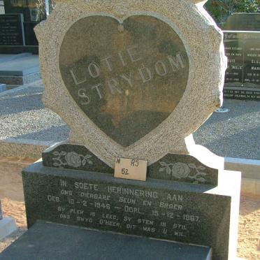 STRYDOM Lotie 1946-1967