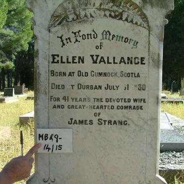 STRANG Ellen Vallance  -1930